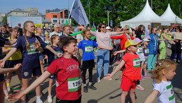 В Кирове проходит спортивный семейный фестиваль «Зелёный марафон». Фото