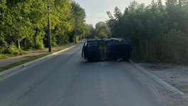 В Кирово-Чепецке пьяный водитель «Шевроле Нивы» опрокинулся