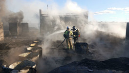 В Нолинске назвали причину пожара в строящейся школе