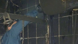 В одной из кировских квартир произошёл пожар в ванной