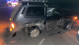 В Вятскополянском районе столкнулись четыре автомобиля. Пострадали шесть человек