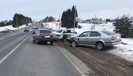 В Котельничском районе случилось тройное ДТП