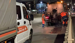 В Кирове за ночь укладывают до 25 тонн асфальта