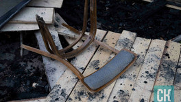 В Кировской области сгорели две бани