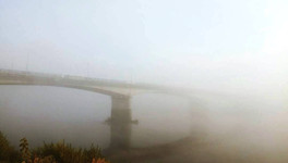 Киров окутал густой туман. Фото из соцсетей