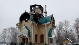Как выглядит Феодоровская церковь на Набережной Грина после пожара. ФОТО