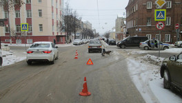 В центре Кирова пьяный водитель сбил женщину на зебре