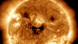 Американские учёные показали фото «злорадного» Солнца