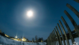 Житель Котельнича сфотографировал лунное гало