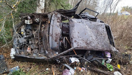 В Советском районе ВАЗ опрокинулся: пострадали три человека
