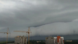 Над Кировом заметили необычное облако