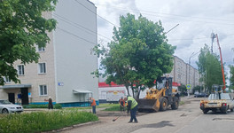 На улице Молодой Гвардии в Нововятске начали ямочный ремонт