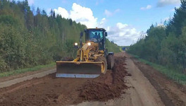 В Кировской области восстанавливают участок дороги Афанасьево - Глазов