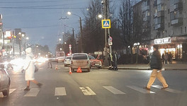 В Кирове на улице Воровского столкнулись Hyundai Getz и Lada Kalina
