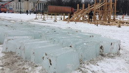 Подрядчик пообещал, что лёд для новогоднего городка не растает в оттепель