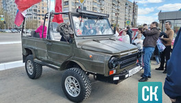 В Кирове на Конева выставили ретро-автомобили