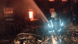 В Вересниках загорелся нежилой дом