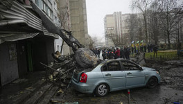 При крушении вертолёта в Киевской области погибло руководство МВД Украины