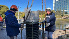 В Кирове начали разбирать фонтан у цирка