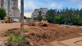 На 70% завершён первый этап строительства улицы Сурикова