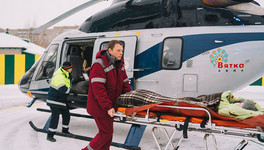 Ребёнка с травмой после катания с горки эвакуировали из Нагорска в Киров на вертолёте