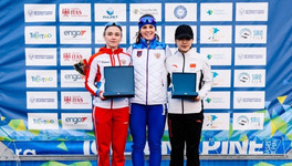 Конькобежка Вероника Суслова выиграла очередной комплект наград за границей
