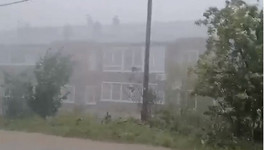 В Нолинске прошёл ураган с сильным дождём. Фото и видео