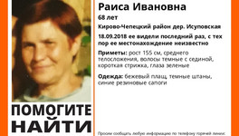 В Кирово-Чепецком районе пропавшую пенсионерку не могут найти неделю