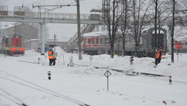 С железнодорожных станций Кировской области вывезли более 36 тысяч кубометров снега