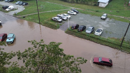 Затопленные подъезды и рухнувшие деревья: последствия непогоды в Кирове