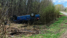 В Кировской области перевернулся «Рено»
