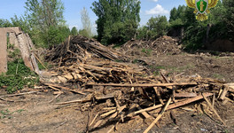 В Богородском районе по требованию прокуратуры убрали свалку опилок
