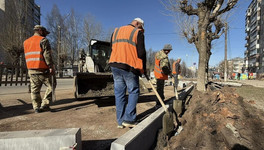 На улице Лепсе полностью заменят асфальт и бордюры
