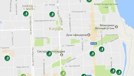 Карта: где в Кирове утилизировать ртутные лампы