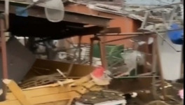 Появилось видео последствий взрыва в Киреевске