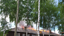 В Каринторфе 28 человек тушили горящий жилой дом