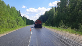 В Кировской области ремонтируют дорогу Кырчаны - Нема - Кильмезь