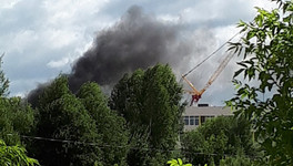 На территории новой школы в Зуевке произошёл очередной пожар