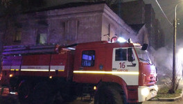 В Кирове на Крутикова потушили пожар в нежилом доме