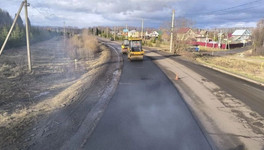 В Кирове начали ремонт дороги от слободы Сошени до микрорайона Радужный