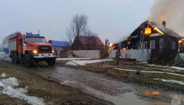 За сутки в Кировской области сгорели два садовых дома из-за печей