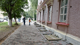 В Кирове закончили ремонтировать три участка тротуаров