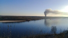 В Кирове горит центр отдыха «Летучий корабль»