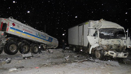 На трассе «Вятка» столкнулись четыре грузовых машины: есть пострадавшие
