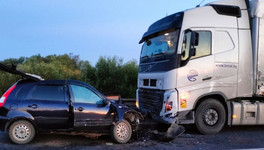 В Яранском районе LADA врезалась в VOLVO