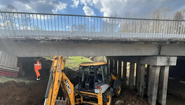 В Кировской области начался ремонт моста через реку Мамокшу