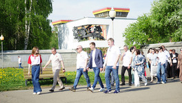 Аллею поколений заложили в парке у Дворца творчества-Мемориал