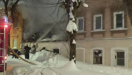 Ночью в центре Кирова потушили пожар