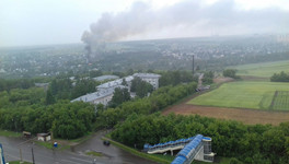 В Кирове сгорел большой коттедж