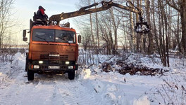 В Зуевском районе ликвидировали незаконную свалку